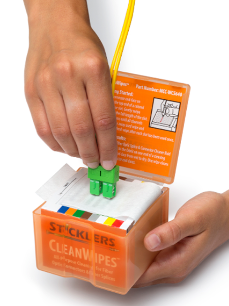 MCC-WCS640 Sticklers™ CleanWipes™ 640 Optical Grade Cleaning Wipes